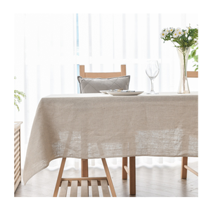 Mantel de lino de ganchillo minimalista elegante y elegante Rectangular para comedor funcional y de moda - Product Image 2