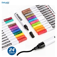 De cuero de piedra de cristal de Metal de cerámica marcador opaco tinta Impermeable pintura marcador rollo sobre la imagen de la pintura blanca pluma