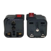 Adaptateur universel-USA Nema 6-15P Plug Convertisseur Multi-Sortie AC250V Max 10A Avec Interrupteur Principal Indicateur LED Wonpro WSA-18