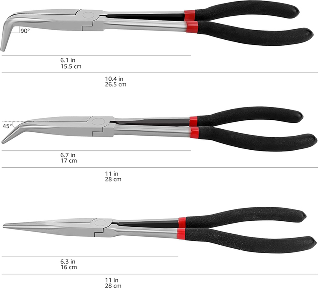 Combination Pliers Set 3-Piece Multitool Pliers Combination Pliers Set 3 Pcs