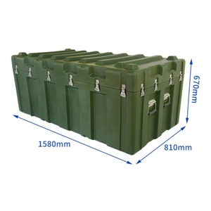 กล่องเก็บอุปกรณ์แบบพกพาขนาดใหญ่ 1580*810*670 มม. ผลิตจาก LLDPE ด้วยกระบวนการขึ้นรูปแบบหมุน รองรับ OEM/ODM กันน้ำระดับ IP67 ทนทาน - Product Image 1