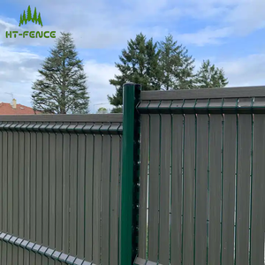 HT-FENCE CE <span class=keywords><strong>iso9000</strong></span> iso14000 iso45000 giấy chứng nhận giá rẻ 1.83x2.5m sự riêng tư hàng rào an ninh 3D giá rẻ fenc Bảng điều chỉnh - Product Image 6