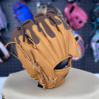 Gants de baseball professionnels en cuir véritable, gants de softball en cuir de vachette japonais, personnalisables