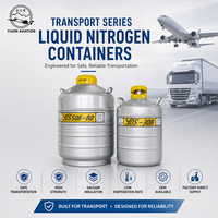 Yuxin Aviation – Réservoir de nitrogène liquide 50L YDS50B pour le stockage et le transport de sperme bovin, cryogénique antichoc LN2 Dewar (20+ ans d'expérience)