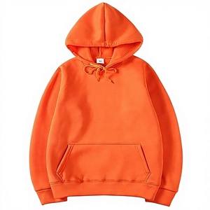 เสื้อฮู้ดโอเวอร์ไซส์ผู้ชาย สีพื้น มีกระเป๋า ผ้าถักลำลอง แขนยาว ผ้าฟลีซ 100% ผ้าฝ้าย สำหรับใส่ในฤดูใบไม้ร่วง - Product Image 1