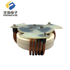 Bobina <span class=keywords><strong>de</strong></span> <span class=keywords><strong>alambre</strong></span> <span class=keywords><strong>de</strong></span> cobre plano Toroidal <span class=keywords><strong>de</strong></span> alta corriente, Inductor trifásico, modo común - Product Image 3