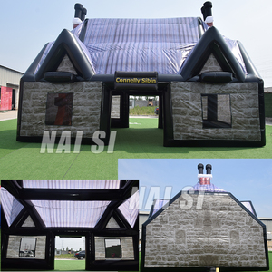 Carpa Inflable para Pub Irlandés con Impresión Completa y Chimenea, Casa de Bar Inflable para Club de Cerveza - Product Image 1