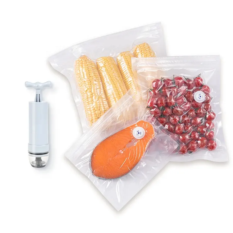 रसोई खाद्य वैक्यूम बैग भंडारण बैग के लिए भोजन वैक्यूम पैकेजिंग रोल वैक्यूम गर्मी-सील बैग