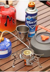 便携式防风燃气燃烧器户外野营折叠炊具带手提箱 - Product Image 6