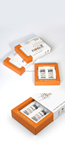 Customized Product Small Box , Plain White Cardboard Paper Box for Medicine Supplement Bottle Packaging