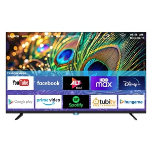 Téléviseur LED LCD incurvé intelligent 4K Ultra HD à écran plat incassable à bord fin, à prix bas, pour tailles de 34, <span class=keywords><strong>46</strong></span>, 48, 55, 60, 65, 75, 80, 85 <span class=keywords><strong>pouces</strong></span> - Product Image 1