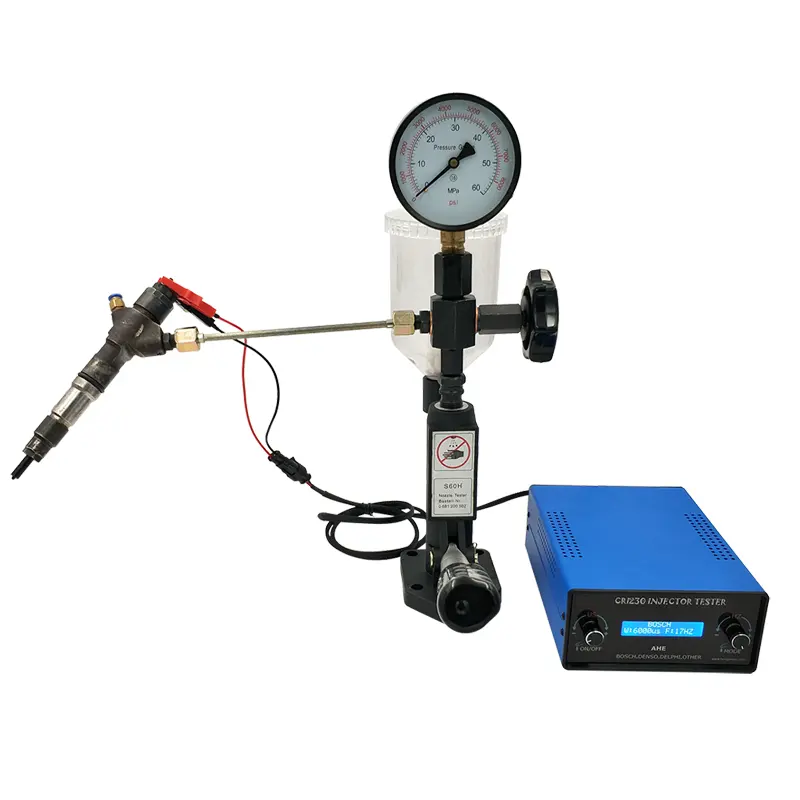CRI230 common rail injector tester with common rail injector AHE stroke testing function