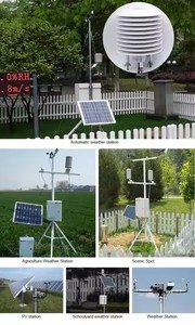 Ortam nem sıcaklık sensörü Stevenson ekran enstrüman barınak Anti güneş radyasyonu kalkan tarım hava İstasyonu - Product Image 6