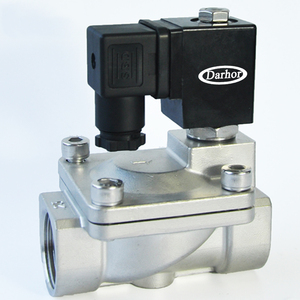 Normalmente abierto Piloto 2 diafragma 110VAC SS316 válvula de solenoide de aire - Product Image 4