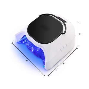 Nouvelle conception, lampe LED rose sans fil haute puissance 86W à séchage rapide, sécheuse à ongles professionnelle, lampe UV LED rechargeable - Product Image 3