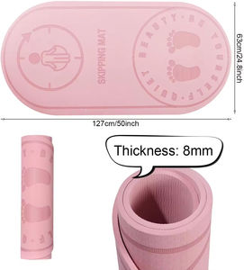 Tapis de yoga et de saut en TPE antidérapant et pliable - Écologique, imperméable, épaisseur 6 mm, pour sol de salle de sport à domicile - Product Image 5