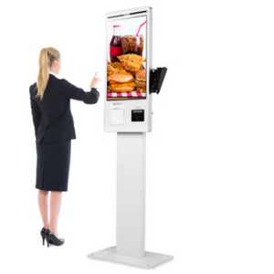 Kiosco de Autopago Todo en Uno <span class=keywords><strong>con</strong></span> Pantalla Táctil de 32 Pulgadas, Diseño Modular, Personalizable, <span class=keywords><strong>con</strong></span> Sistema Android o Windows, Lector de Códigos QR, Precio de Fábrica al por Mayor - Product Image 1