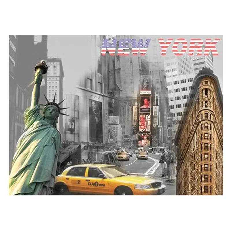 Art Decor New York Street Buildings Strass Pintura Diamante Full Drill 5d DIY Kits De Pintura Diamante