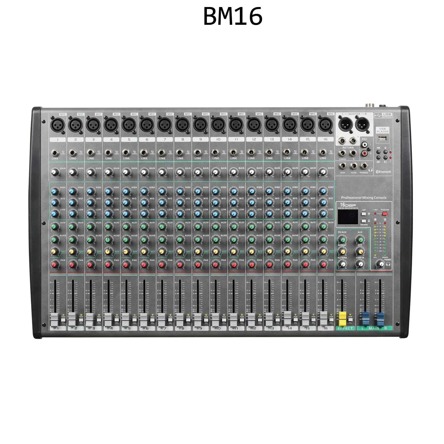 Mezclador de audio BM16, precio bajo, oferta de fábrica