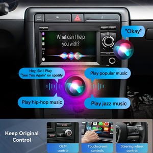 Autoradio Android 7 pouces avec GPS pour <span class=keywords><strong>Audi</strong></span> <span class=keywords><strong>A4</strong></span> B9 <span class=keywords><strong>B8</strong></span> B7 B6 S4 RS4 SEAT Exeo, multimédia RDS 2din, autoradio stéréo, unité principale vidéo - Product Image 4