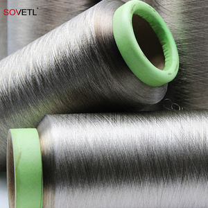 40D Argento Rivestito Filamento Filato Ritorto Filo - Product Image 1