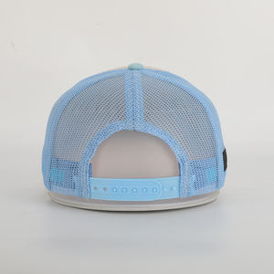Casquette personnalisée en gros de haute qualité à 5 panneaux avec logo brodé, visière courte, tendance, pour l'extérieur, la plage, le cyclisme, en velours, denim, toile, performance 100% - Product Image 5