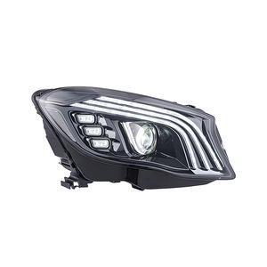 Feux avant de voiture pour W156 Benz <span class=keywords><strong>GLA</strong></span> 200 2015-2019, ensemble de phares automatiques, mise à niveau, style Maybach, lentille de projecteur LED, accessoires - Product Image 1