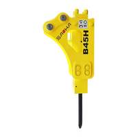 Marteau briseur hydraulique SANHA S45H 1.2T-3T pour mini-excavatrice |   Certificat CE |   Silent / Type Boîtier - Prix Usine OEM - Personnalisable