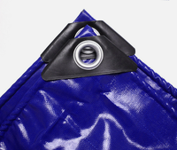 Bâche en vinyle en PVC imperméable robuste avec œillets, couverture résistante à la déchirure pour serre de couverture de camion taille personnalisée