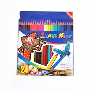 ราคาโรงงาน ดินสอสีไม้เนื้อนุ่ม 7 นิ้ว 24 สี ปลายแหลมเรียบร้อยแล้ว เป็นมิตรกับสิ่งแวดล้อม ชุดดินสอสีสำหรับสำนักงานและโรงเรียน - Product Image 1