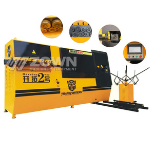 Máquina dobladora de aro de armadura de acero automática multifuncional Motor Tecnología CNC Voltaje personalizado (220V-440V) 5.5kW Potencia del motor - Product Image 1