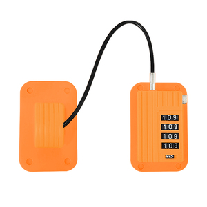 Verrou de sécurité à câble métallique auto-adhésif avec mot de passe, anti-enfants, pour armoire, réfrigérateur, fenêtre, tiroir, rangement, combinaison à 4 chiffres - Product Image 1