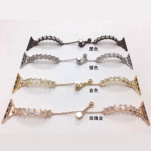 <span class=keywords><strong>Bracelet</strong></span> de montre en acier inoxydable pour femme, design coquille de diamant, bijoux de luxe, pour <span class=keywords><strong>Apple</strong></span> <span class=keywords><strong>Watch</strong></span> 8 7 6 5 4 - Product Image 6