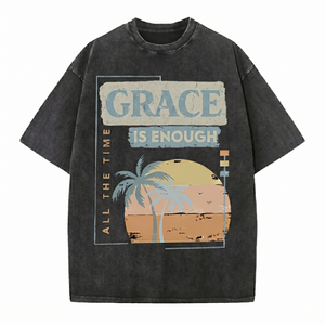 T-shirt vintage personnalisé avec logo OEM pour hommes, imprimé graphique rétro délavé à l'acide, tee-shirt streetwear surdimensionné, vente en gros, t-shirt unisexe d'été - Product Image 1