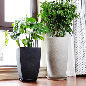 Ronda al por mayor jardín decoración del hogar planta alta macetas de flores <span class=keywords><strong>maceta</strong></span> de jardín <span class=keywords><strong>maceta</strong></span> de interior macetas de plástico - Product Image 1