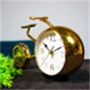 <span class=keywords><strong>Bicicleta</strong></span> de metal con <span class=keywords><strong>reloj</strong></span> y pieza de péndulo de <span class=keywords><strong>reloj</strong></span> - Product Image 1