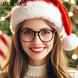 Lunettes de myopie à monture carrée anti-lumière bleue de haute qualité modèles en gros pour hommes femmes étudiants matériel PC - Product Image 2