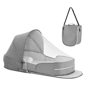 <span class=keywords><strong>Borsa</strong></span> Lettino da Viaggio Pieghevole alla Moda, <span class=keywords><strong>Borsa</strong></span> a Tracolla Portatile da Donna con Ampio Spazio di Stoccaggio, Culla Portatile per Neonati - Product Image 1