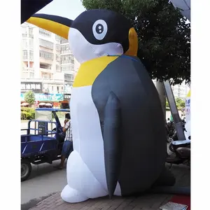 Modelo inflável de pinguim gigante CH para exposição, modelo inflável com logotipo personalizado em promoção