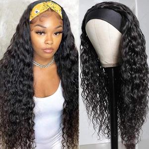 Meilleur Fournisseur Perruque Bandeau Vague Naturelle Corps Brut Prête à Porter Brésilienne Vente en Gros Prix Bas Mélange Perruque Cheveux Humains <span class=keywords><strong>Pas</strong></span> Chers - Product Image 2