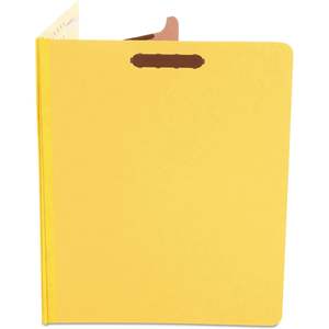 Carpeta Manila Universal 10204 Amarilla de Cuatro Secciones, Tamaño A5, Archivador de Clasificación de Cartón Metálico con Letras, 10/Caja - Product Image 2