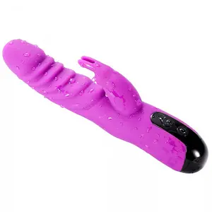 Simulação vibrador divertido masturbação feminina do casal G-spot vibrador duplo massagem dispositivo masturbação feminina