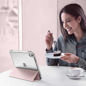 Nouveau design PC + TPU étui en silicone demi-<span class=keywords><strong>coque</strong></span> pour <span class=keywords><strong>iPad</strong></span> avec fente pour crayon Design ultra mince avec autocollant bricolage étui en cuir PU pour <span class=keywords><strong>iPad</strong></span> - Product Image 4