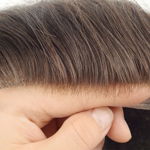 Tóc Giả Tóc Cho Nam Giới Tự Nhiên Con Người Tóc Thoáng Khí Siêu Mỏng Thụy Sĩ Ren Và Pu Q6 Cơ Sở Hói Nam Thay Thế Hệ Thống Tóc Giả Cho Nam Giới - Product Image 5