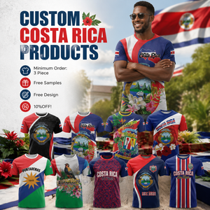 T-shirt Costa Rica per il Giorno dell'Indipendenza 2026, bestseller a basso prezzo, <span class=keywords><strong>Alajuela</strong></span>, sublimazione, girocollo, manica corta - Product Image 3