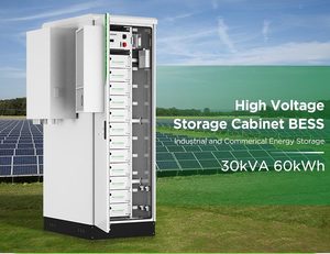 GSL Energy 60kWh/100kWh LiFePO4 Energy Storage System <b>Battery</b> Inverter Outdoor All-in-One Lithium <b>Battery</b> Cabinet with Inverter - Product Image 4