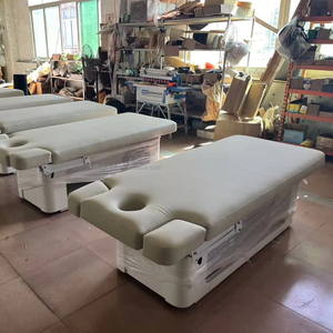 Lit électrique ergonomique de luxe pour <span class=keywords><strong>spa</strong></span> de beauté mobilier de salon de beauté table de massage par base en bois lit de salon de beauté - Product Image 1