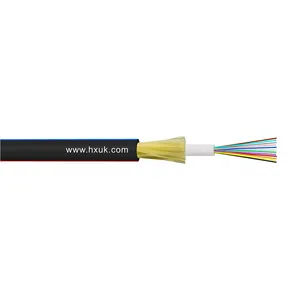 Hilo de aramida a chorro, tubo suelto Central, modo único, G652, G655, G657, 50/125, conducto aéreo, cable de fibra óptica para exteriores