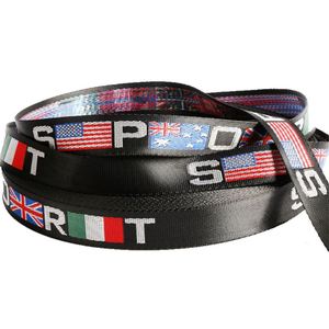 Custom Logo <b>Adjustable</b> Jacquard Ribbon Stripe Woven <b>Strap</b> Durable Webbing Nylon PP Polyester Webbing for Shoulder <b>Strap</b> Bag Tape - Product Image 5