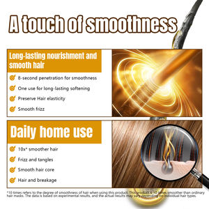 Crema de Tratamiento Capilar con Cúrcuma 120ml OEM, Reparación con Colágeno y Queratina, Acondicionamiento Profundo para Cabello Dañado y Control del Frizz - Product Image 4